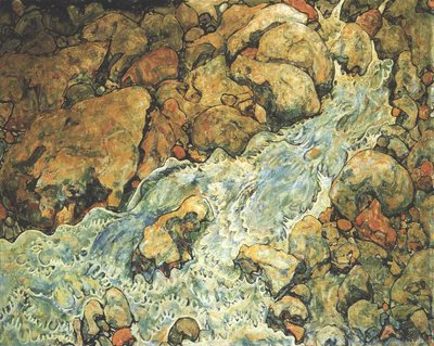 Wild Stream by Egon Schiele
